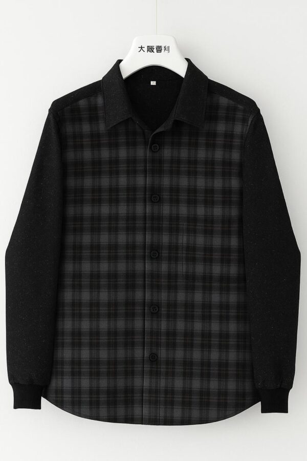 Checkered Black Shirt